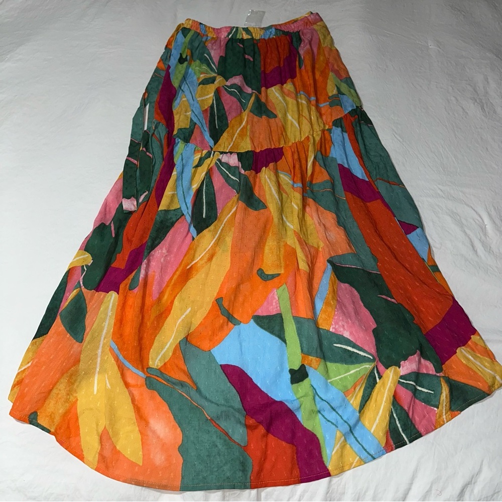 Christian Siriano Multicolor Asymmetrical Skirt - Picture 3 of 3
